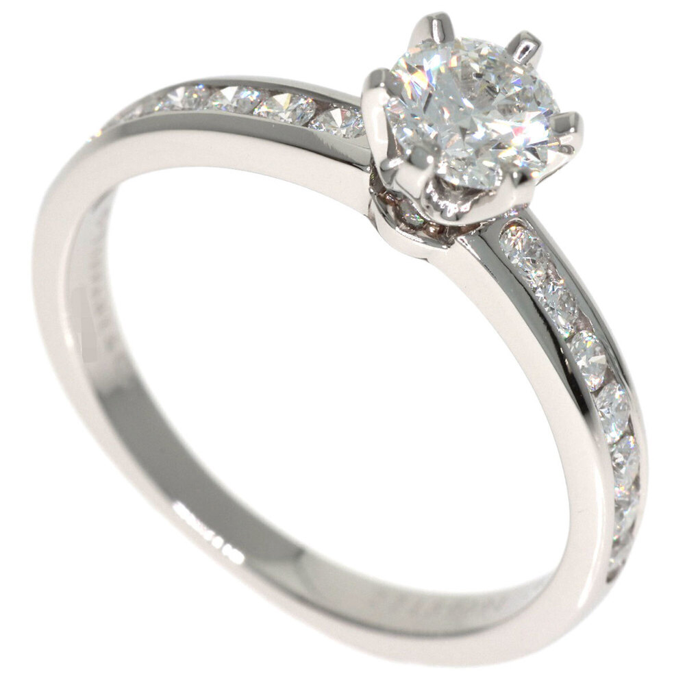 TIFFANY & CO. Silver Diamond Ring
